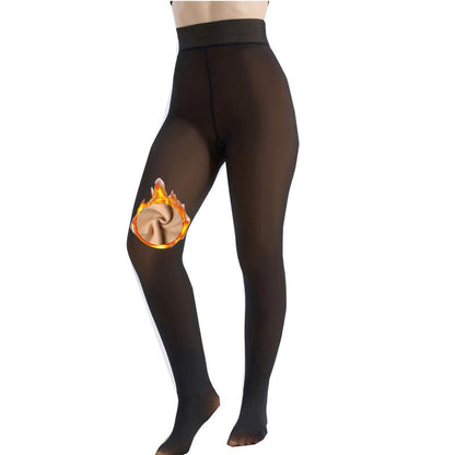 Sheer Fleece Lined Tights